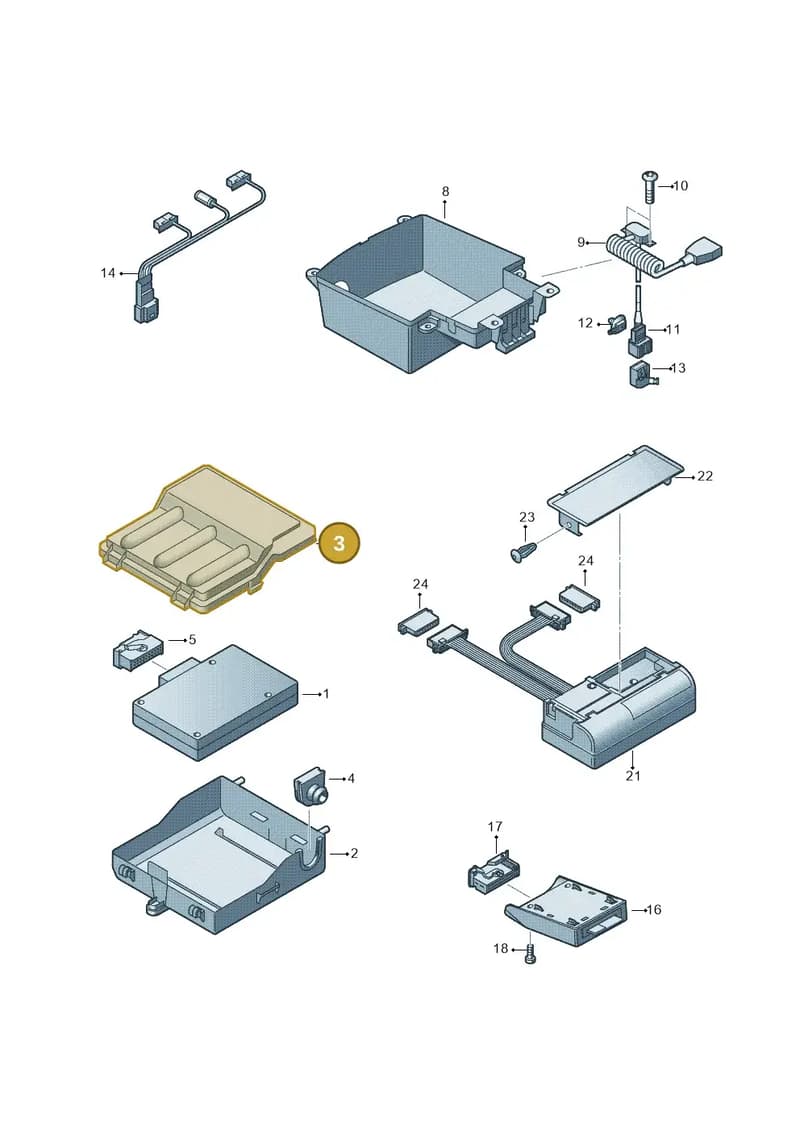 8T0035613 — Audi A5/S5 Coupe       08> (2007-) diagram 620035570, position 3