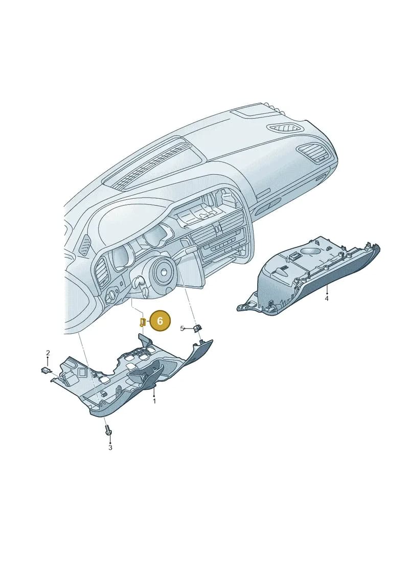 8T0857249 — Audi RS4 Av. qu. 4.2 (2012-2015) diagram 759863100, position 6
