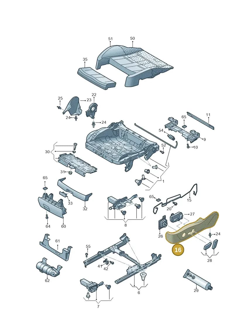 8T0881326BCE3 — Audi A6 2.0 tdi (2010-2015) diagram 717881100, position 16
