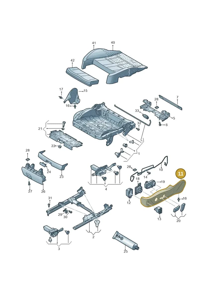 8T0881326BCE3 — Audi RS5 Cabrio (2012-2015) diagram 759881100, position 11