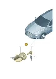 8T0941700E Audi Halogen Fog Lamp