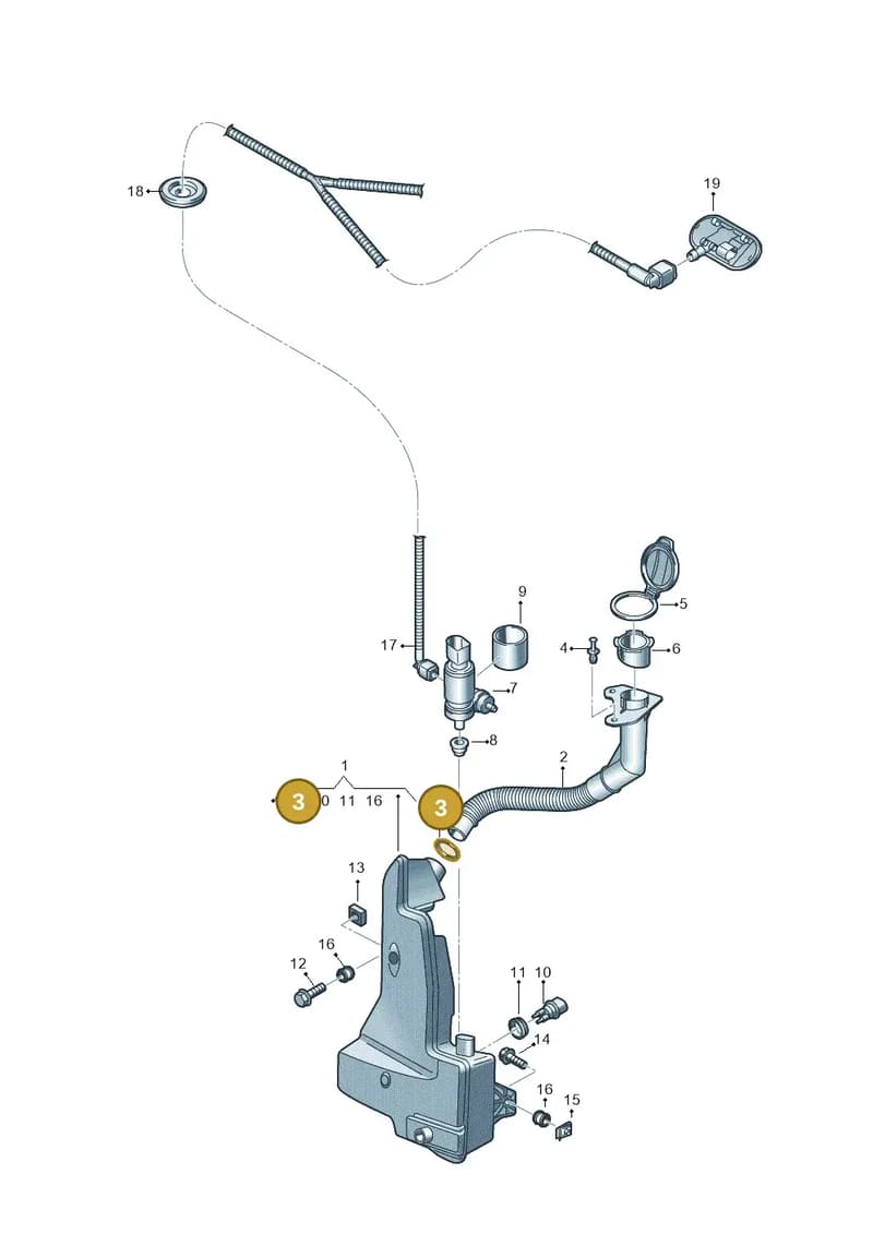 8T0955479 — Audi E-tron (2020-2023) diagram 586955010, position 3