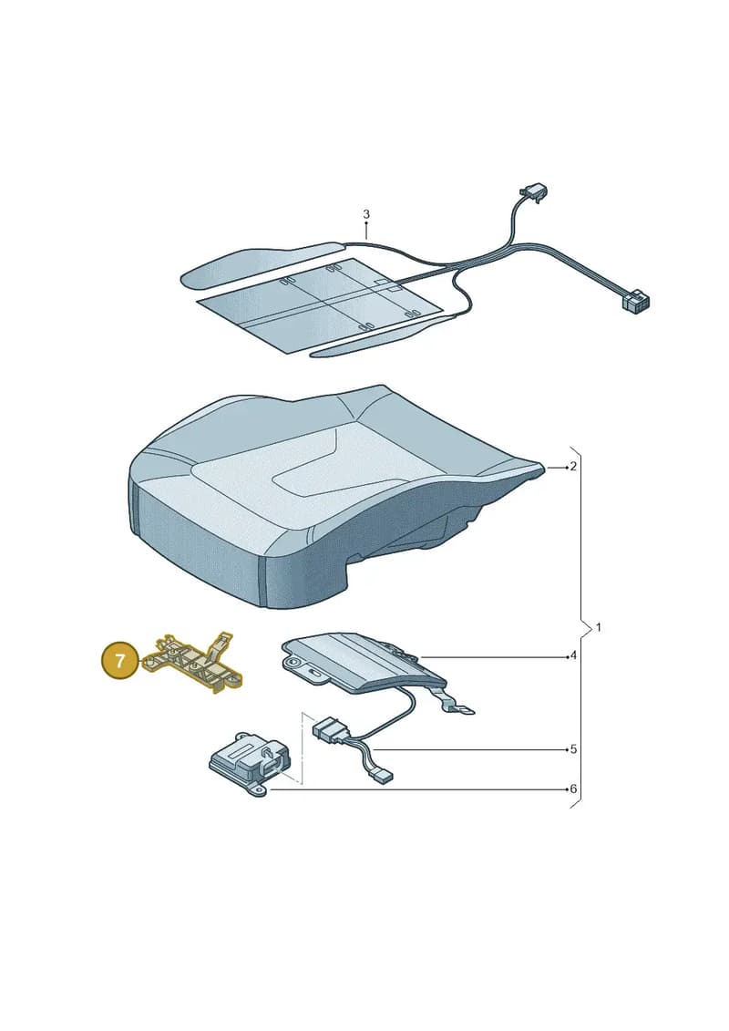 8T0959730A — Audi RS5 Cabrio (2012-2015) diagram 759881650, position 7