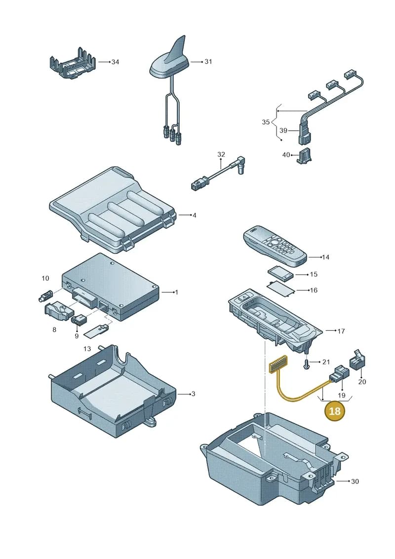8T0971178 — Audi A5/S5 Coupe       08> (2007-) diagram 620035500, position 18