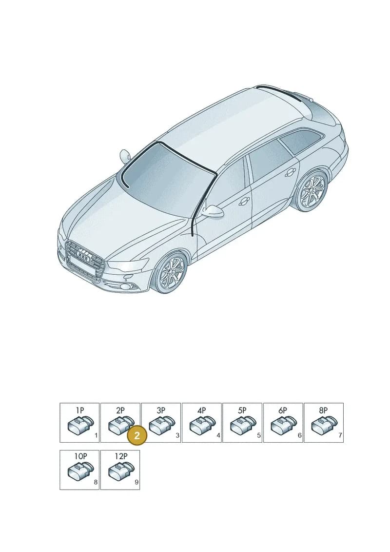 8T0971259B — Audi RS6 Avant (2013-2018) diagram 758971830, position 2