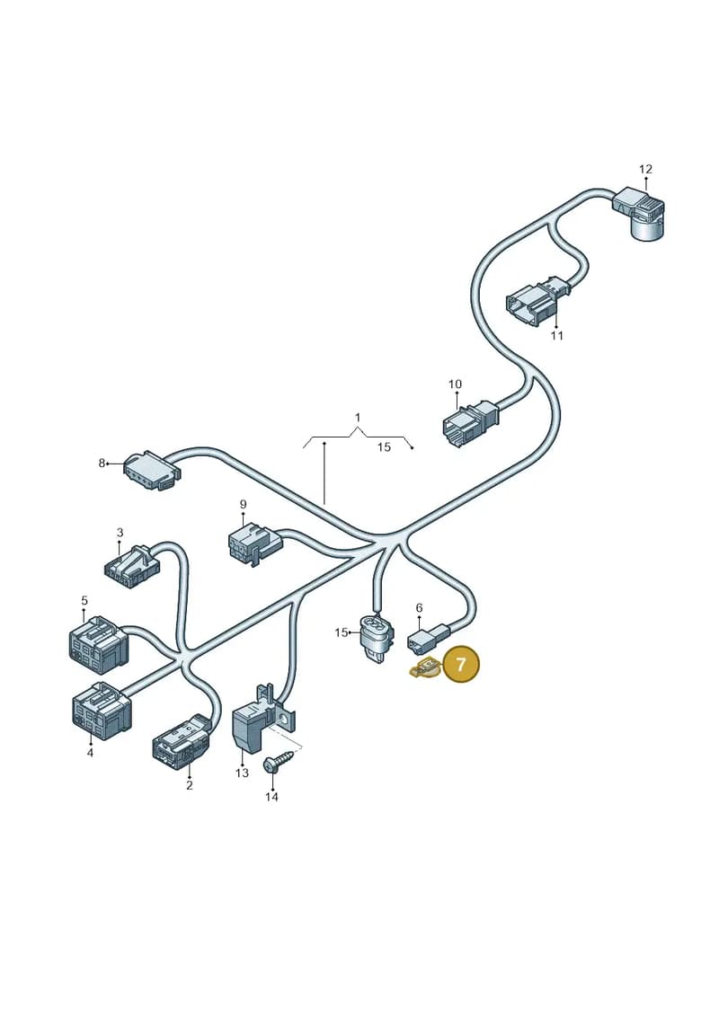 8T0971830 — Audi R8 Spyder (2015-2024) diagram 872972120, position 7