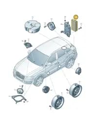 8T1035223 Audi Amplifier for Sound System
