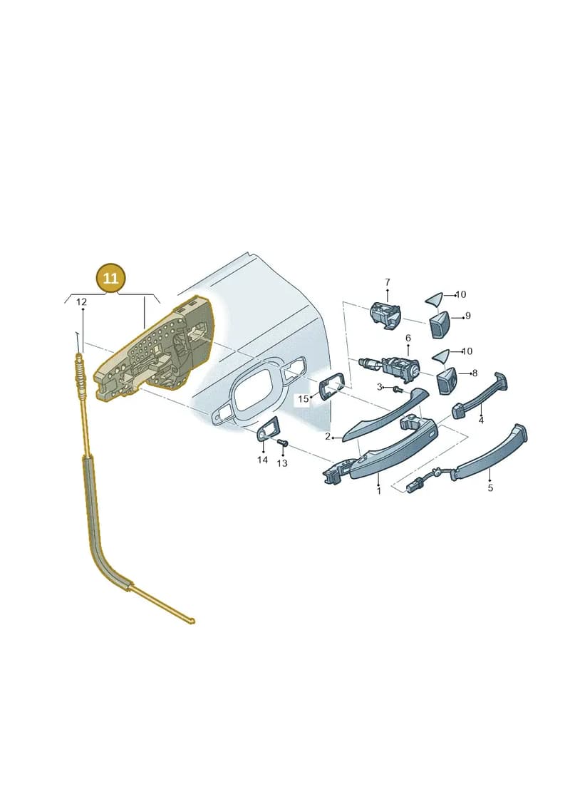 8T2837886B — Audi Q5 qu. 2.0 TDI (2012-2017) diagram 751837010, position 11