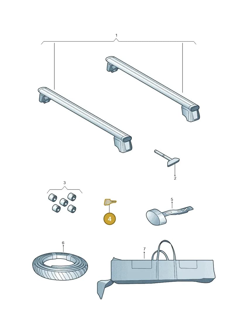 8T8071775B — Audi A4 (2015-2025) diagram 849071031, position 4