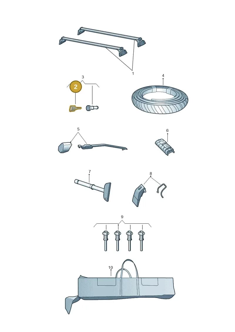 8T8071775B — Audi Q7 (2015-2025) diagram 859071300, position 2