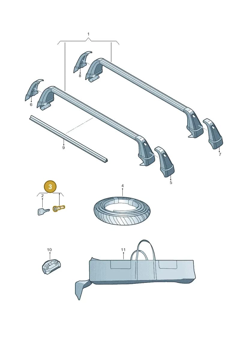 8T8071775 — Audi Q4 Sportback (2021-2025) diagram 89a071030, position 3