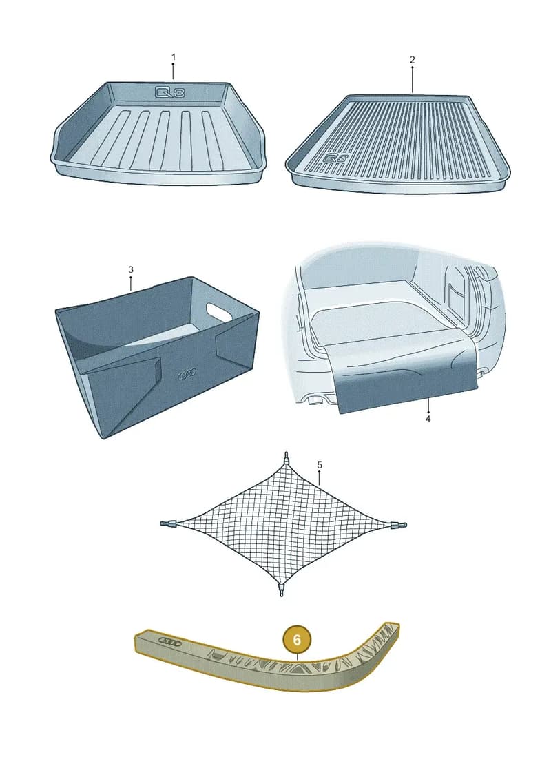 8U0017238 — Audi Q3 1.4 (2016-) diagram 728071500, position 6