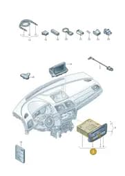 8U0035188CX Audi Control Unit