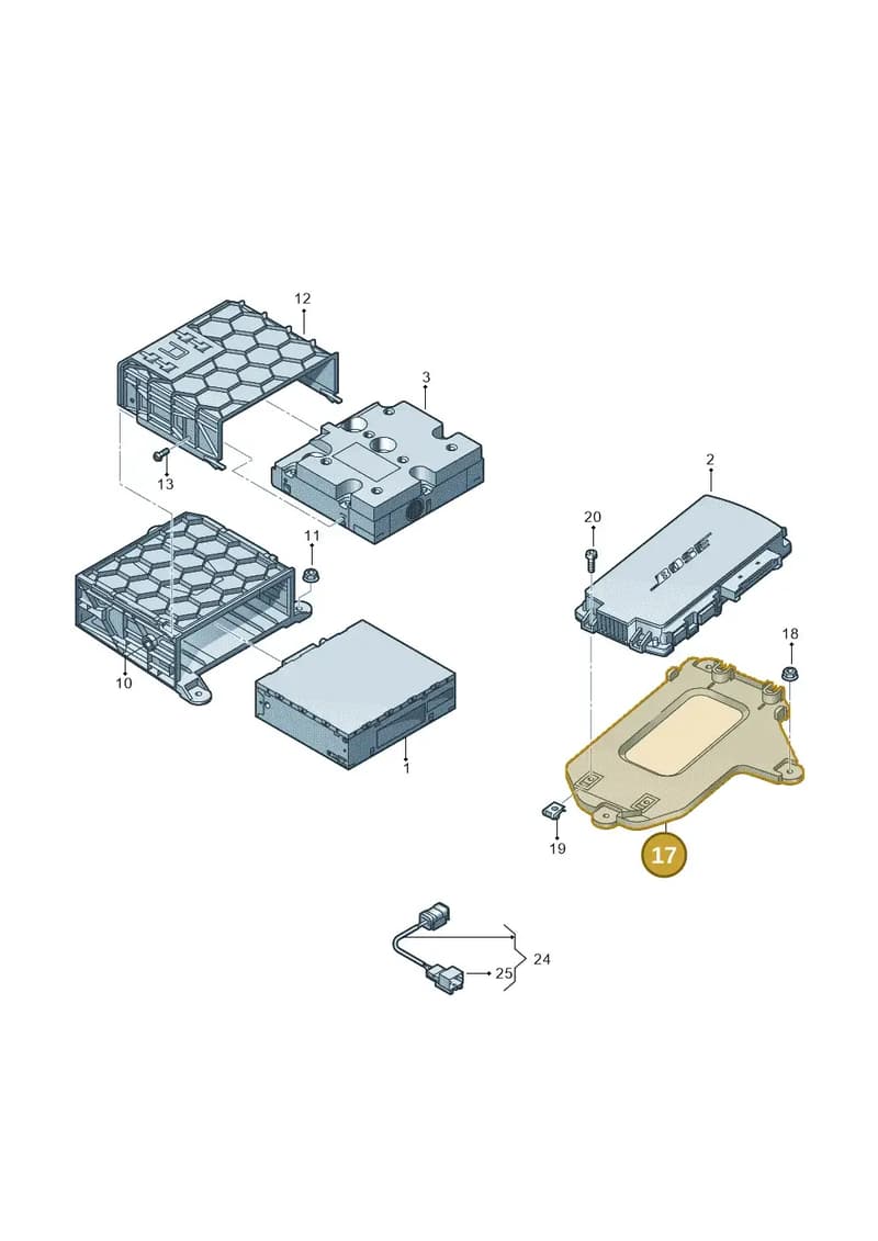 8U0035464A — Audi Q3 1.4 (2016-) diagram 855035400, position 17