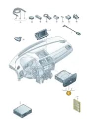 8U0035670E Audi Control Unit