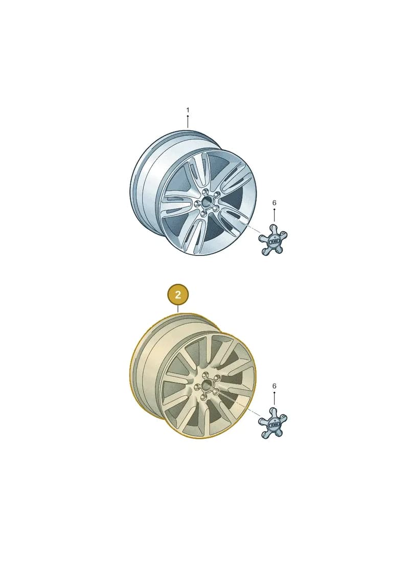 8U0601025S — Audi Q3 quattro (2011-2015) diagram 728601700, position 2