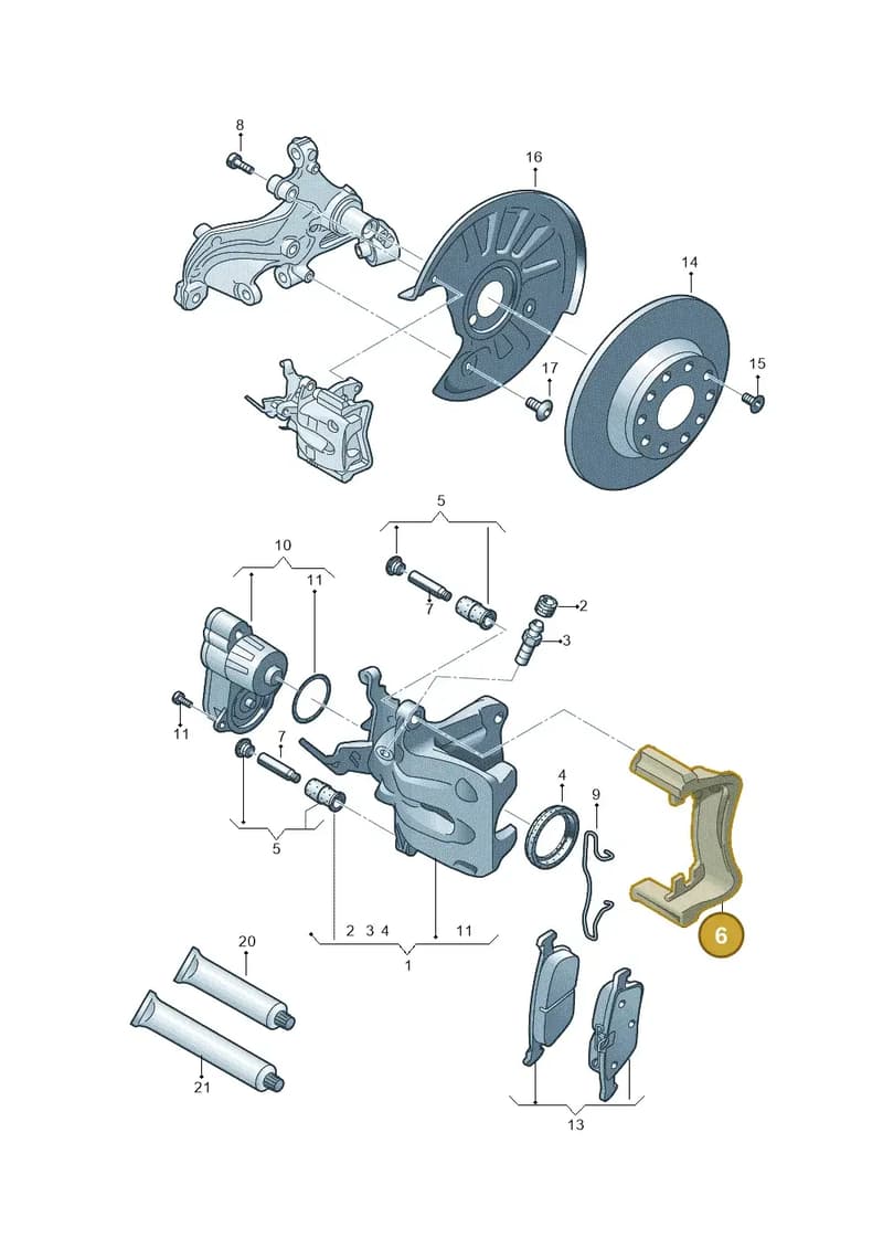8U0615426 — SEAT Leon ST (2012-) diagram 745615600, position 6