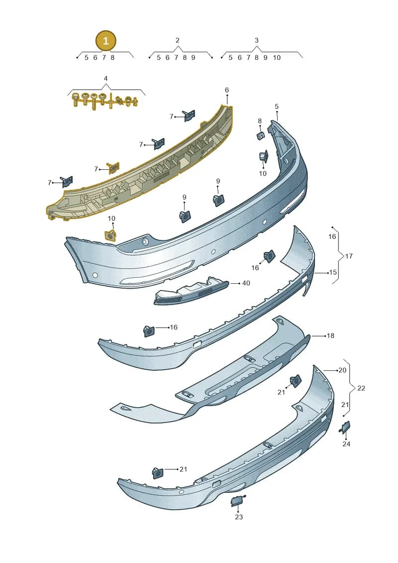 8U0807067EGRU — Audi Q3 (2014-2019) diagram 855807600, position 1