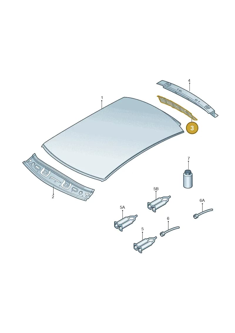 8U0817983 — Audi Q3 quattro 2.0 (2016-2019) diagram 895817000, position 3