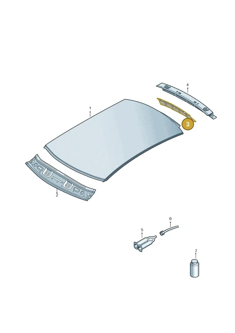 8U0817983 — Audi Q3 1.4 (2016-) diagram 728817000, position 3