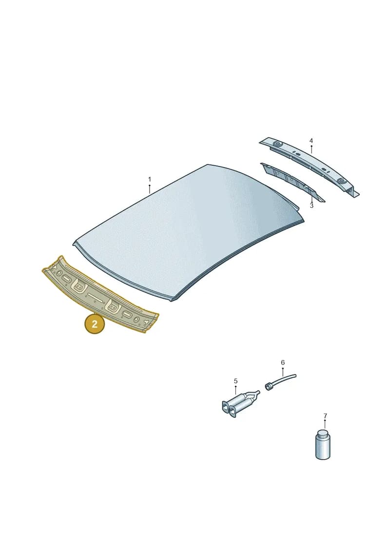 8U0817995B — Audi Q3 1.4 (2016-) diagram 728817000, position 2