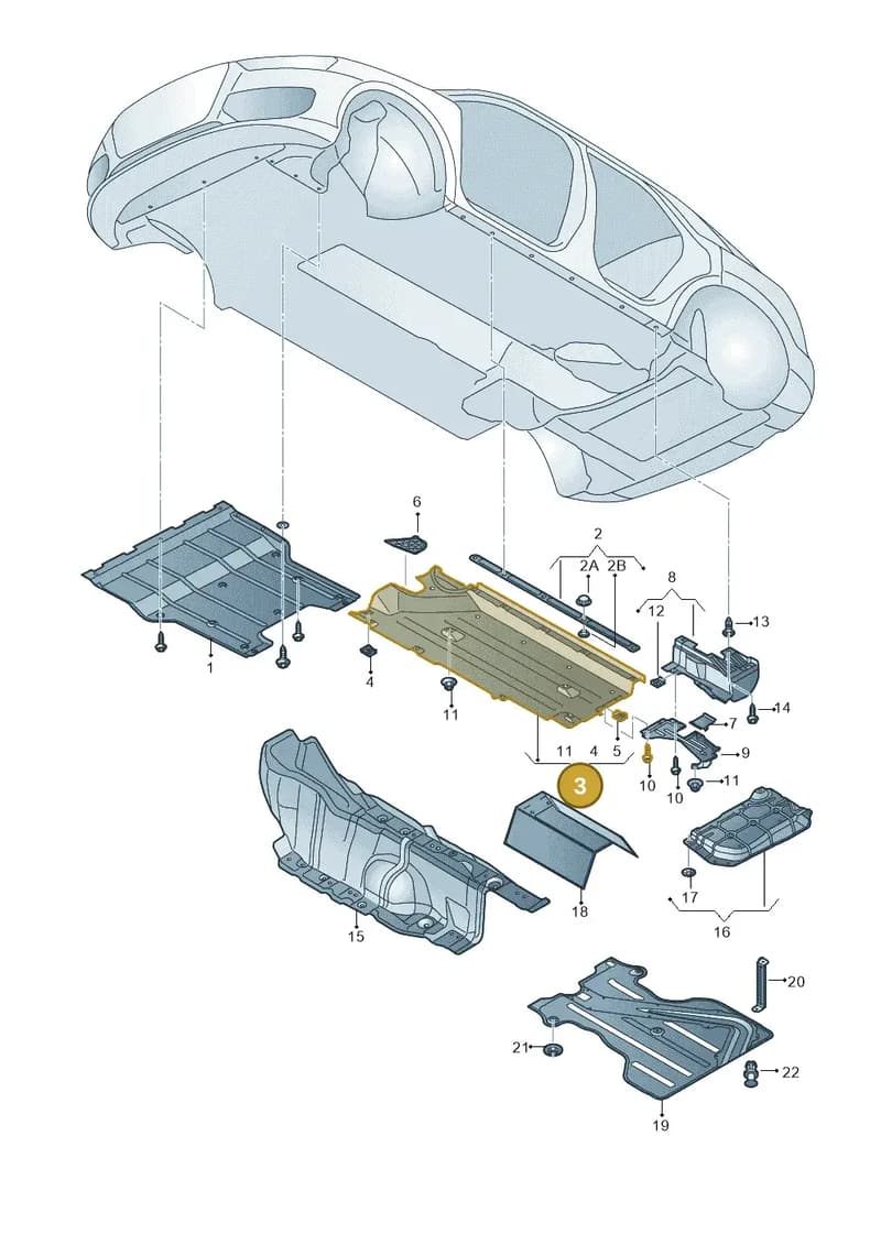 8U0825208 — Audi Q3 quattro (2011-2015) diagram 728825000, position 3