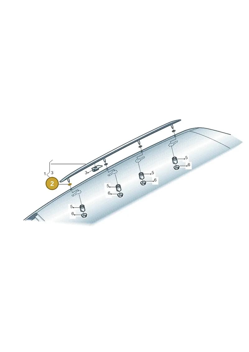 8U0860151 — Audi RS Q3 (2013-2018) diagram 412860500, position 2