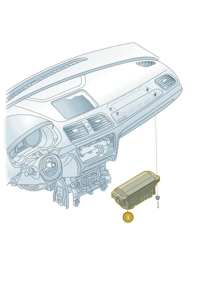 8U0880204E — Audi Q3 1.4 (2016-) diagram 764880100, position 1