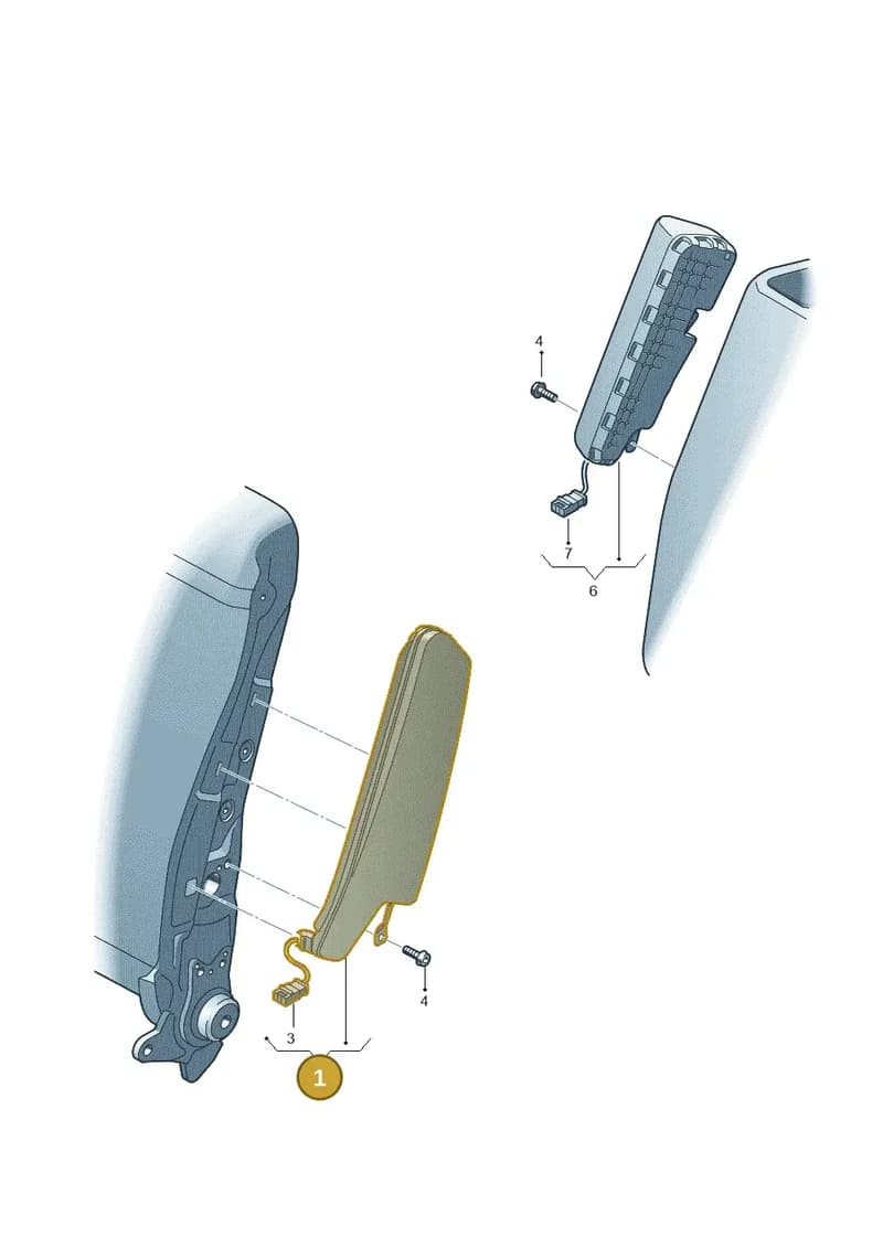 8U0880241D — Audi Q3 (2014-2019) diagram 420880200, position 1
