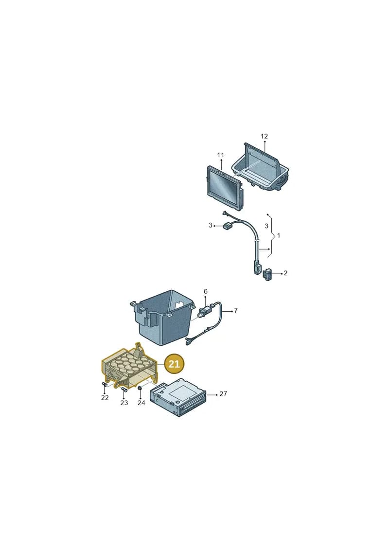 8U0907462 — Audi Q3 quattro 2.0 (2016-2019) diagram 895035038, position 21