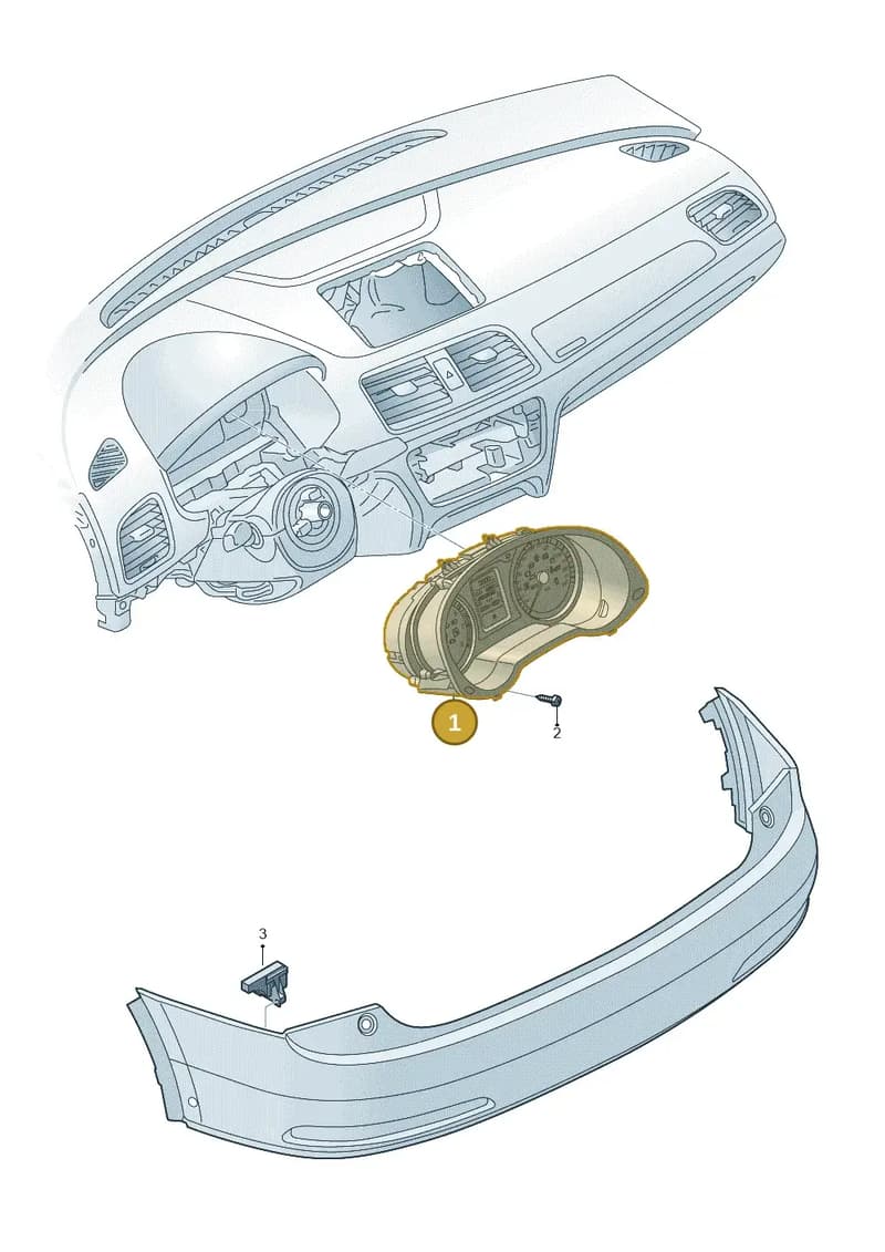 8U0920940N — Audi RS Q3 (2013-2018) diagram 728920000, position 1