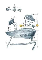 8U0941141 Audi Adjusting Screw with Seal