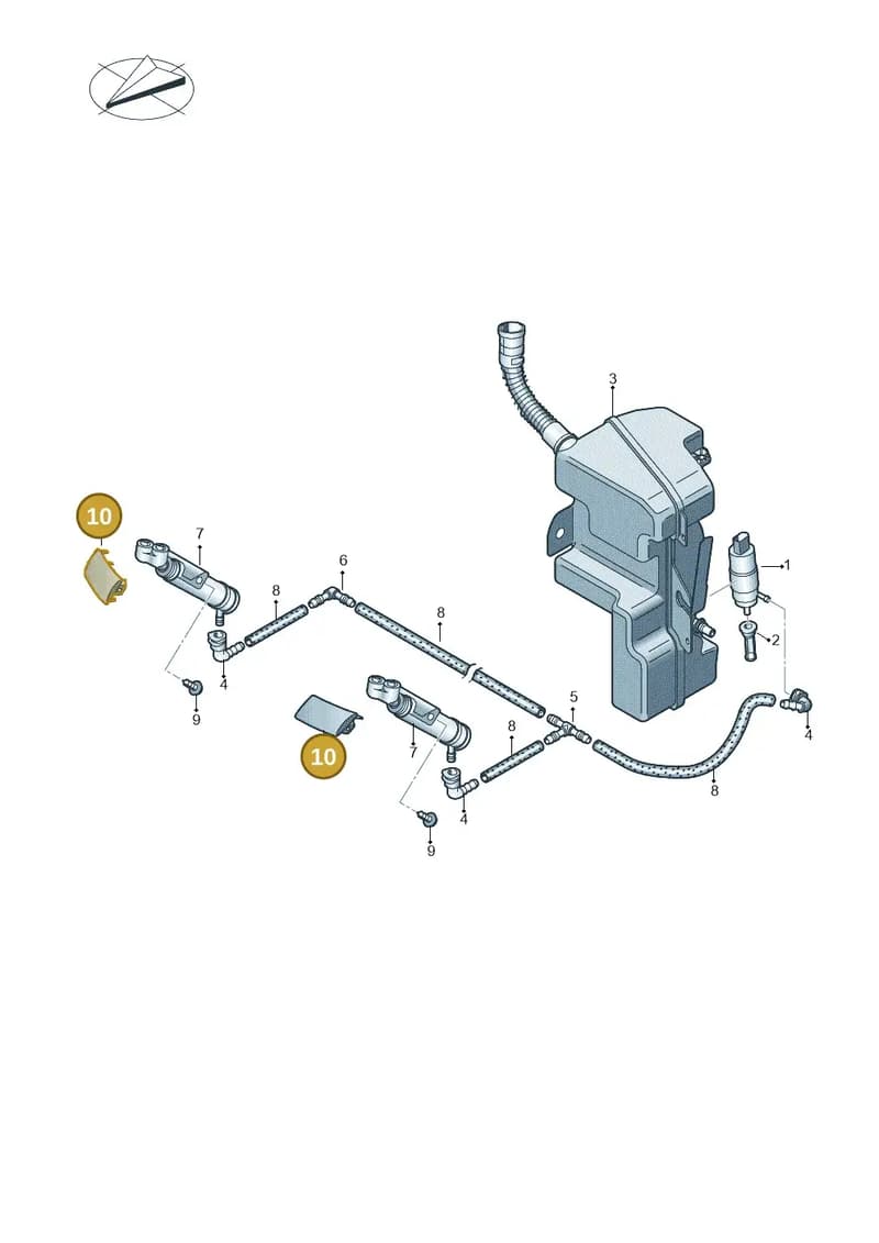 8U0955276EGRU — Audi Q3 1.4 (2016-) diagram 855955300, position 10