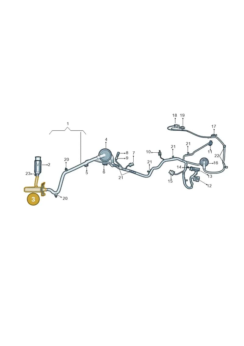 8U0959845C — Audi A8 (2017-2025) diagram 838972350, position 3