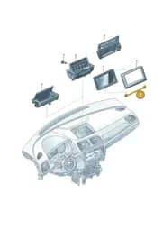 8U0971086A Audi Adapter Cable Loom