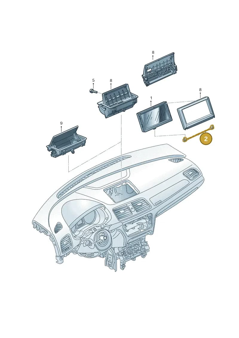 8U0971086 — Audi Q3 1.4 (2016-) diagram 728919000, position 2