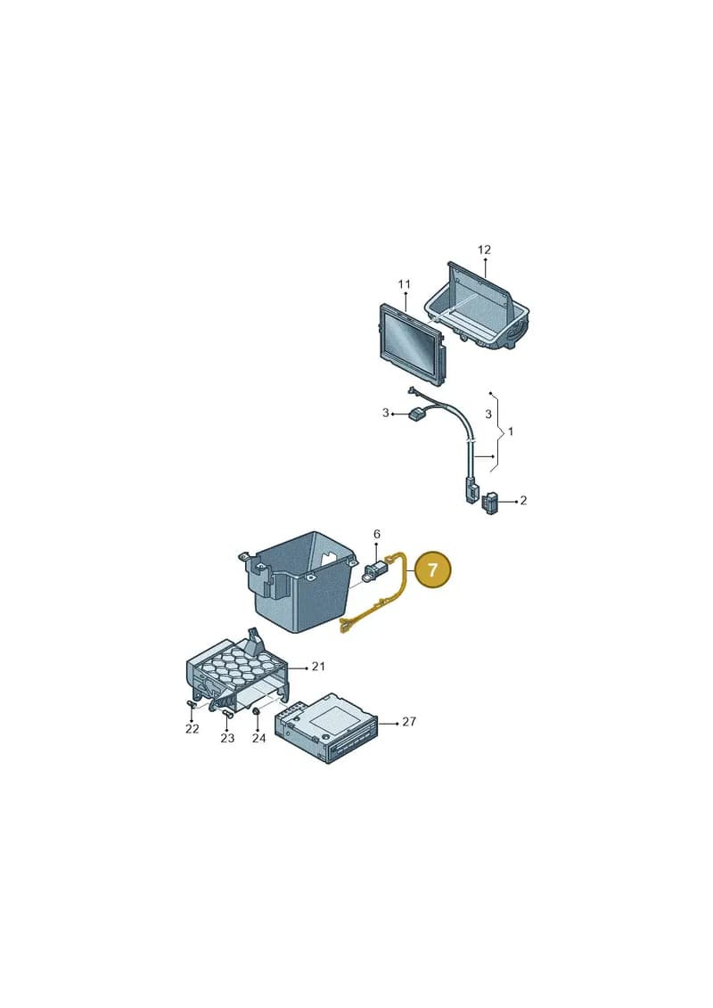 8U0971159 — Audi Q3 quattro 2.0 (2016-2019) diagram 895035038, position 7