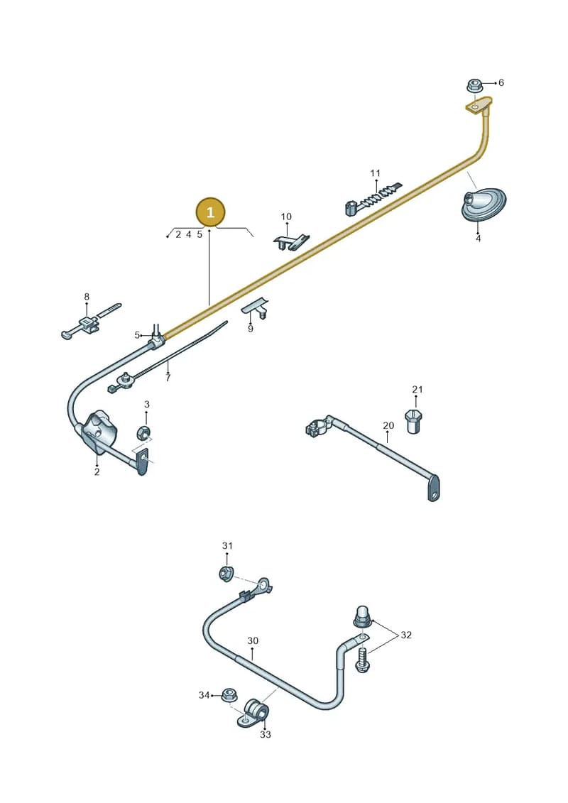 8U0971227A — Audi RS Q3 (2013-2018) diagram 764972000, position 1