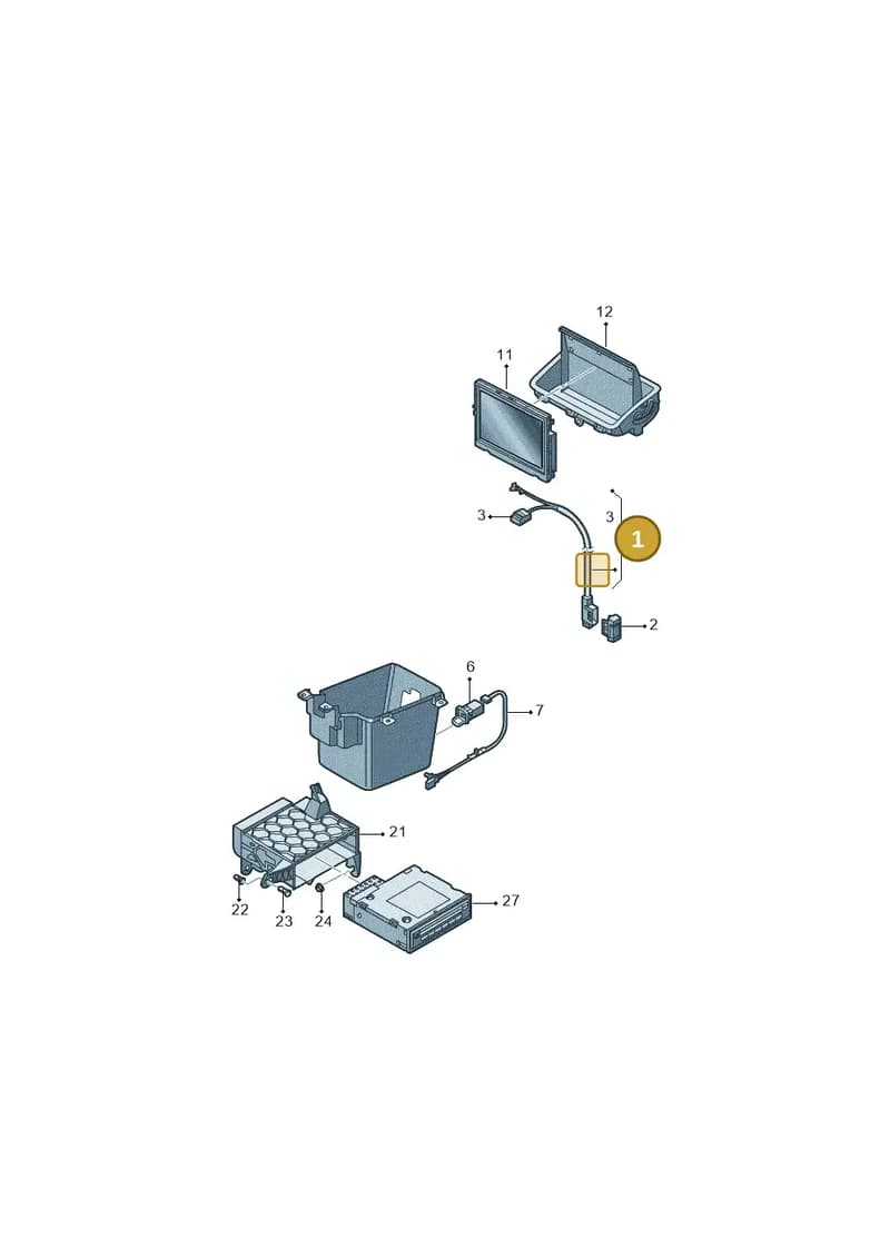 8U0971656 — Audi Q3 quattro 2.0 (2016-2019) diagram 895035038, position 1