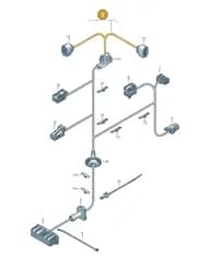8U0971687F Audi Wiring Set for Door
