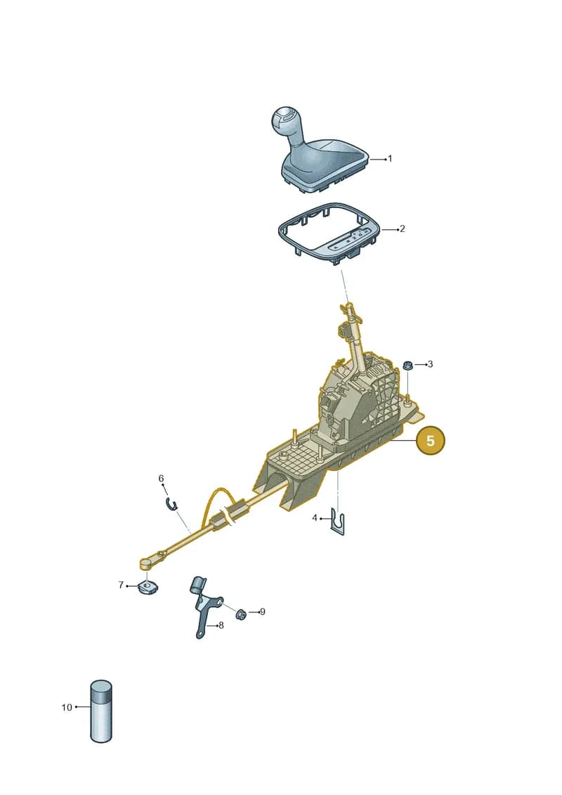8U1713025D — Audi Q3 (2014-2019) diagram 855713010, position 5