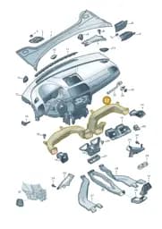 8U1819409A Audi Air Guide