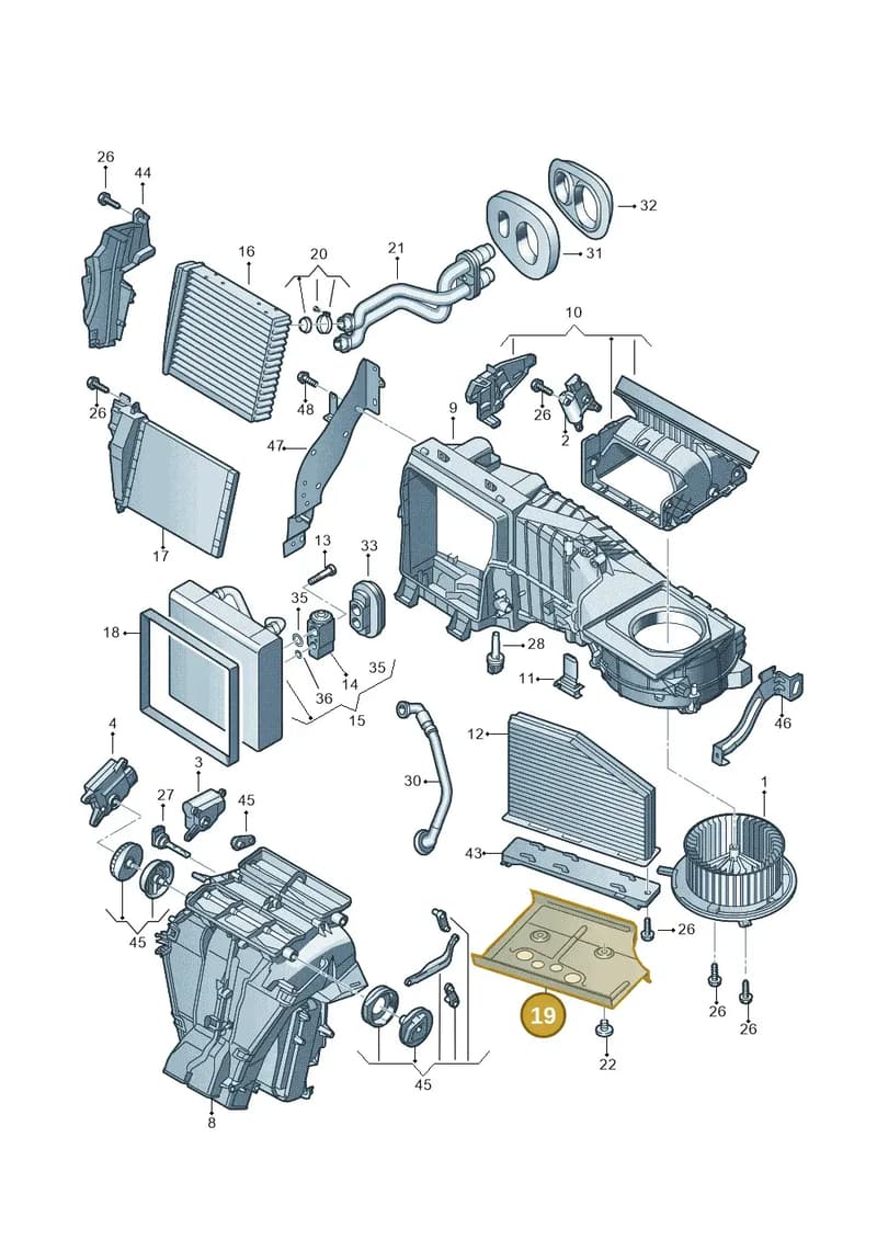 8U1819593 — Audi Q3 quattro (2011-2015) diagram 649820100, position 19