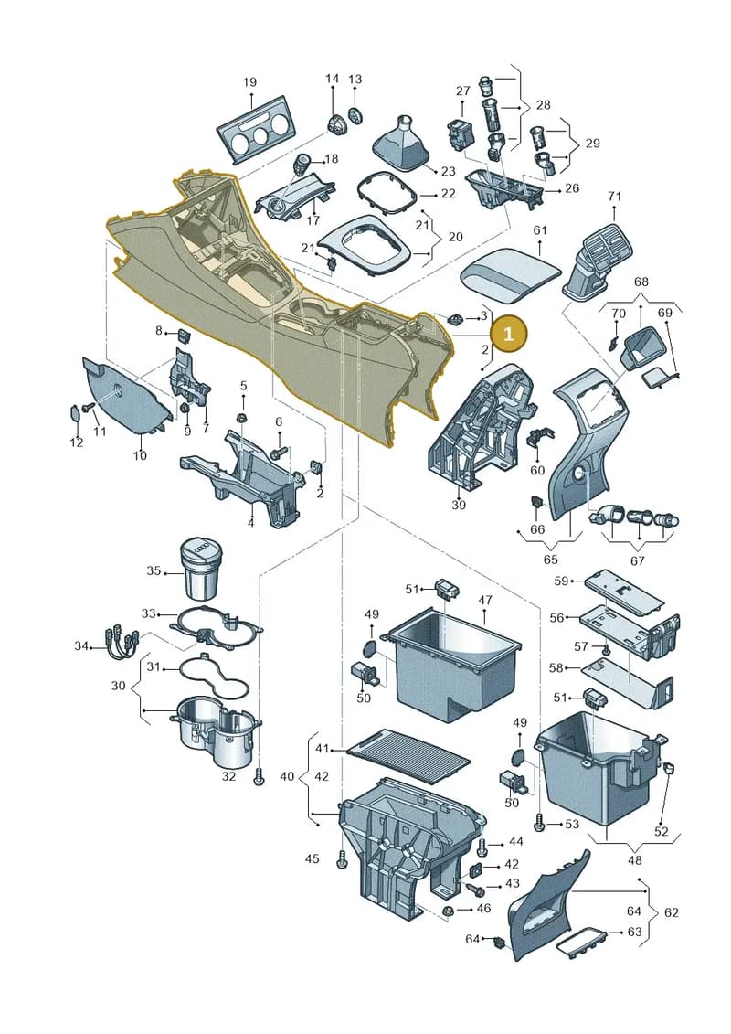 8U1863241B6PS — Audi Q3 (2014-2019) diagram 855863500, position 1