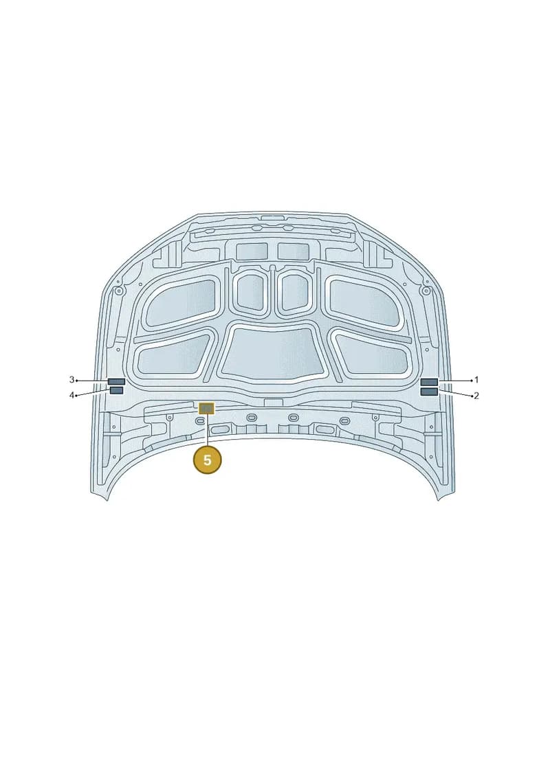 8V0010508B — Audi A4 (2015-2025) diagram 849010100, position 5