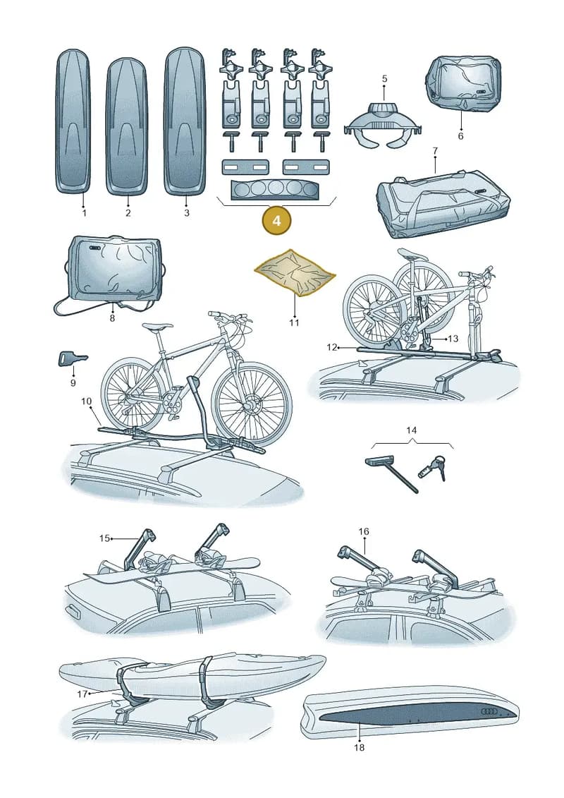 8V0071744A — Audi RS e-tron GT (2020-2025) diagram 897071040, position 4