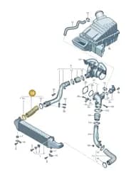 8V0145746B Audi Pressure Hose