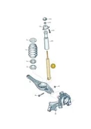 8V0513029S Audi Gas Shock Absorber