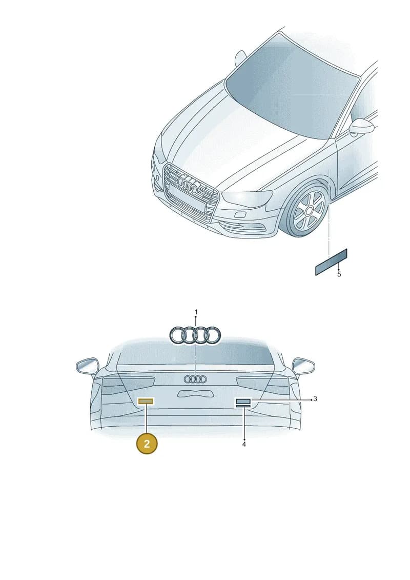8V0853740T94 — Audi RS3 Limousine (2017-2020) diagram 745853700, position 2