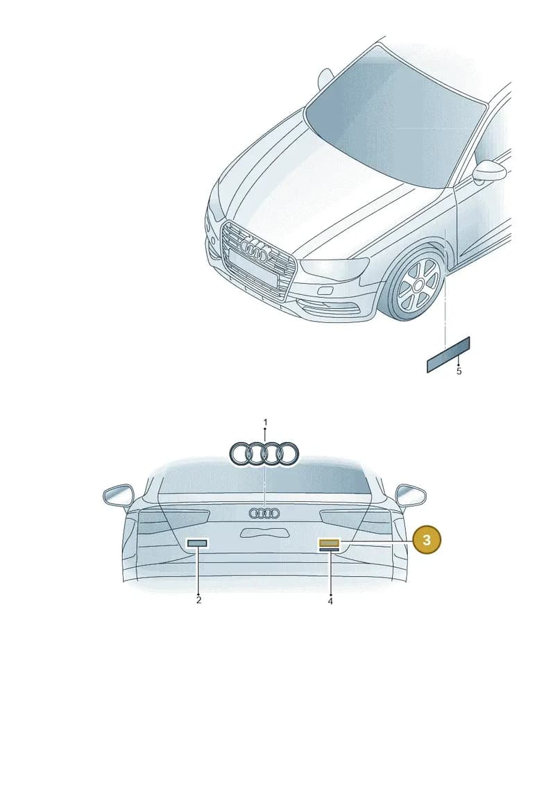 8V0853744B2ZZ — Audi A3 Sportback (2016-2020) diagram 745853700, position 3
